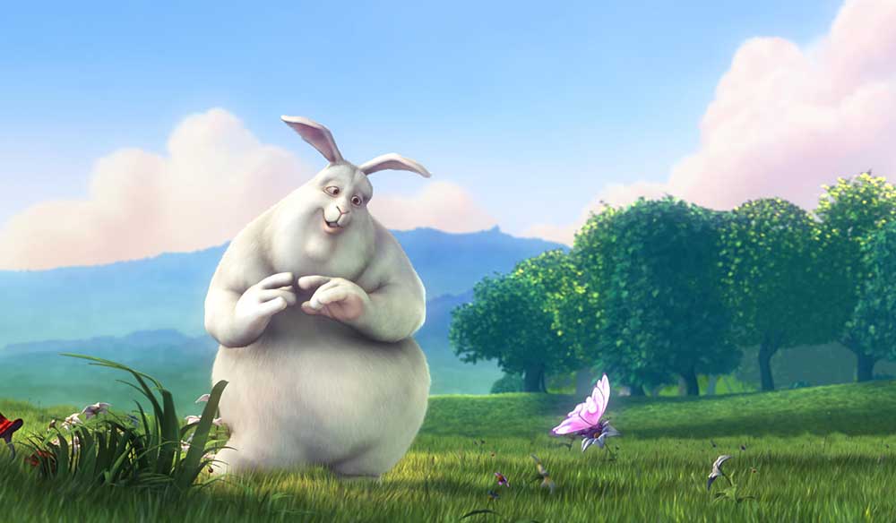 Büyük tavşan animasyonu 1080p HD