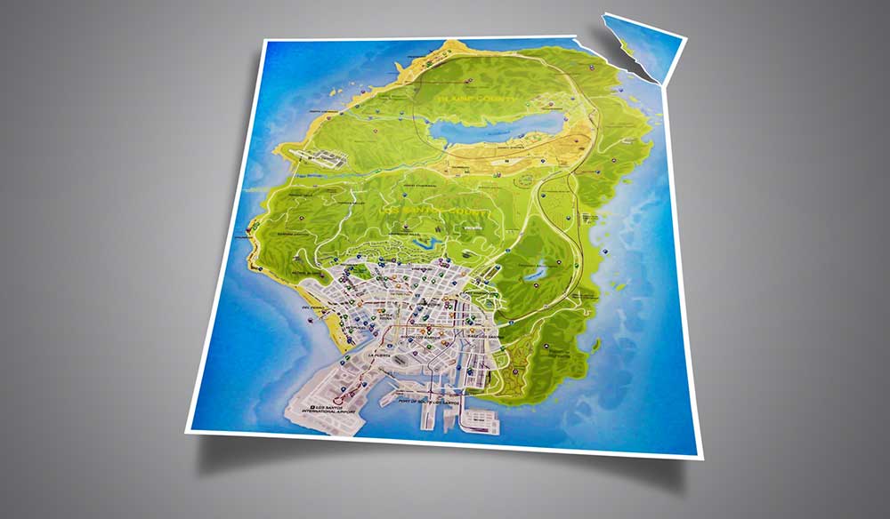 GTA 5 Büyük Boy Haritası