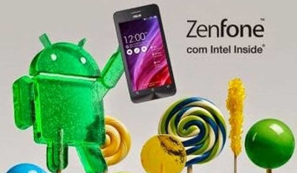 Asus Zenfone Telefonlara Android 5 Lollipop Güncellemesi Geliyor