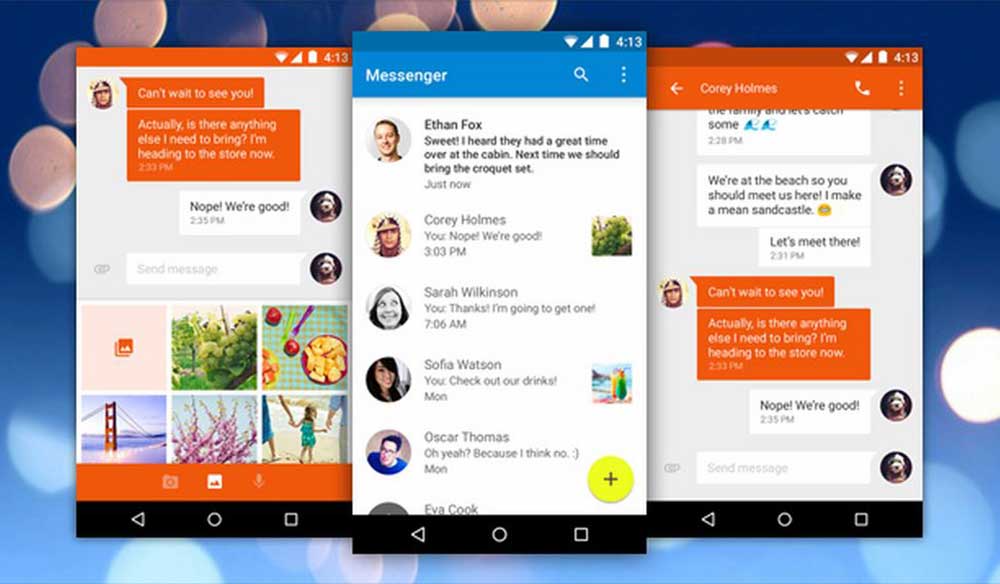 En iyi SMS ve MMS Mesajlaşma Uygulaması Google Messenger