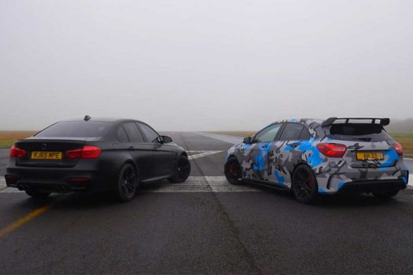 BMW M3 ve Mersedes AMG A45 Drag Yarışı İzle